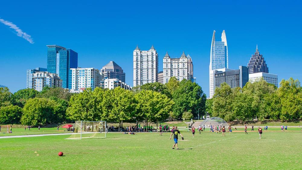 Angelic Central Midtown Home One Block From Piedmont Park Atlanta Exterior foto